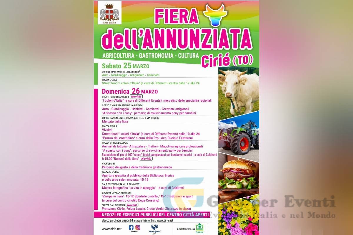 Fiera dell'Annunziata a Ciriè