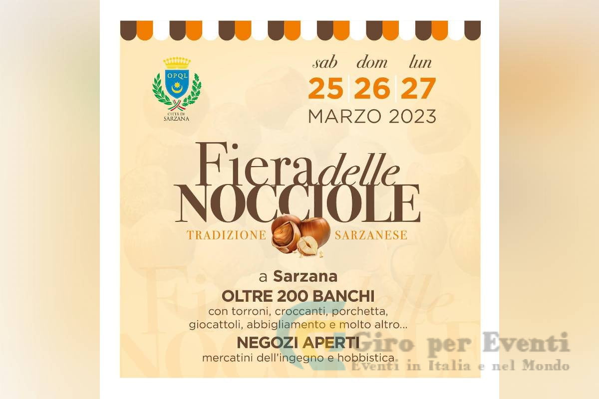 Fiera delle Nocciole a Sarzana