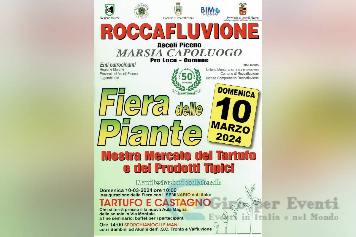 Fiera delle piante e la Mostra del Tartufo di Roccafluvione