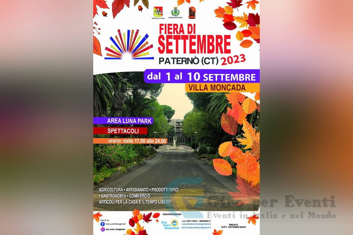 Fiera di Settembre a Paternò