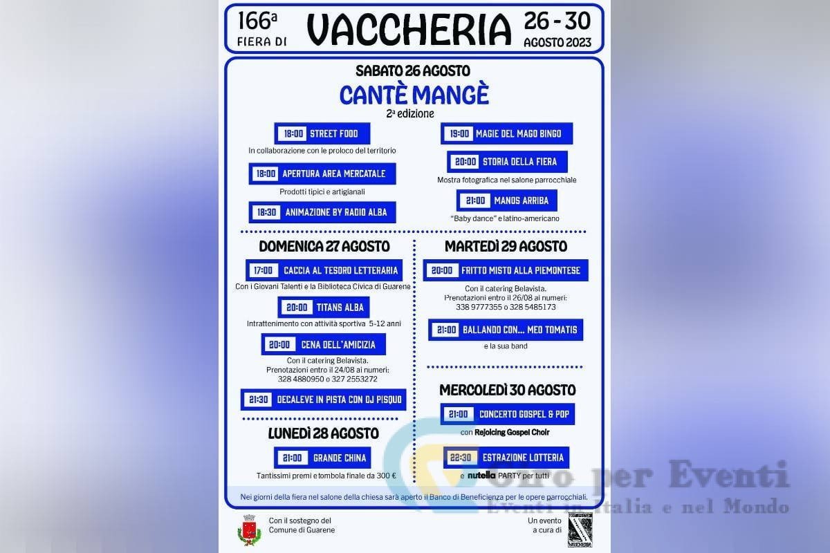 Fiera di Vaccheria a Guarene