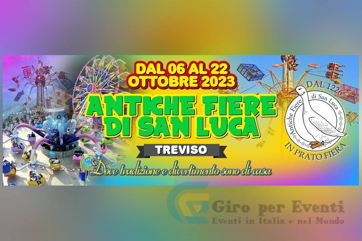 Fiere di San Luca a Treviso banner