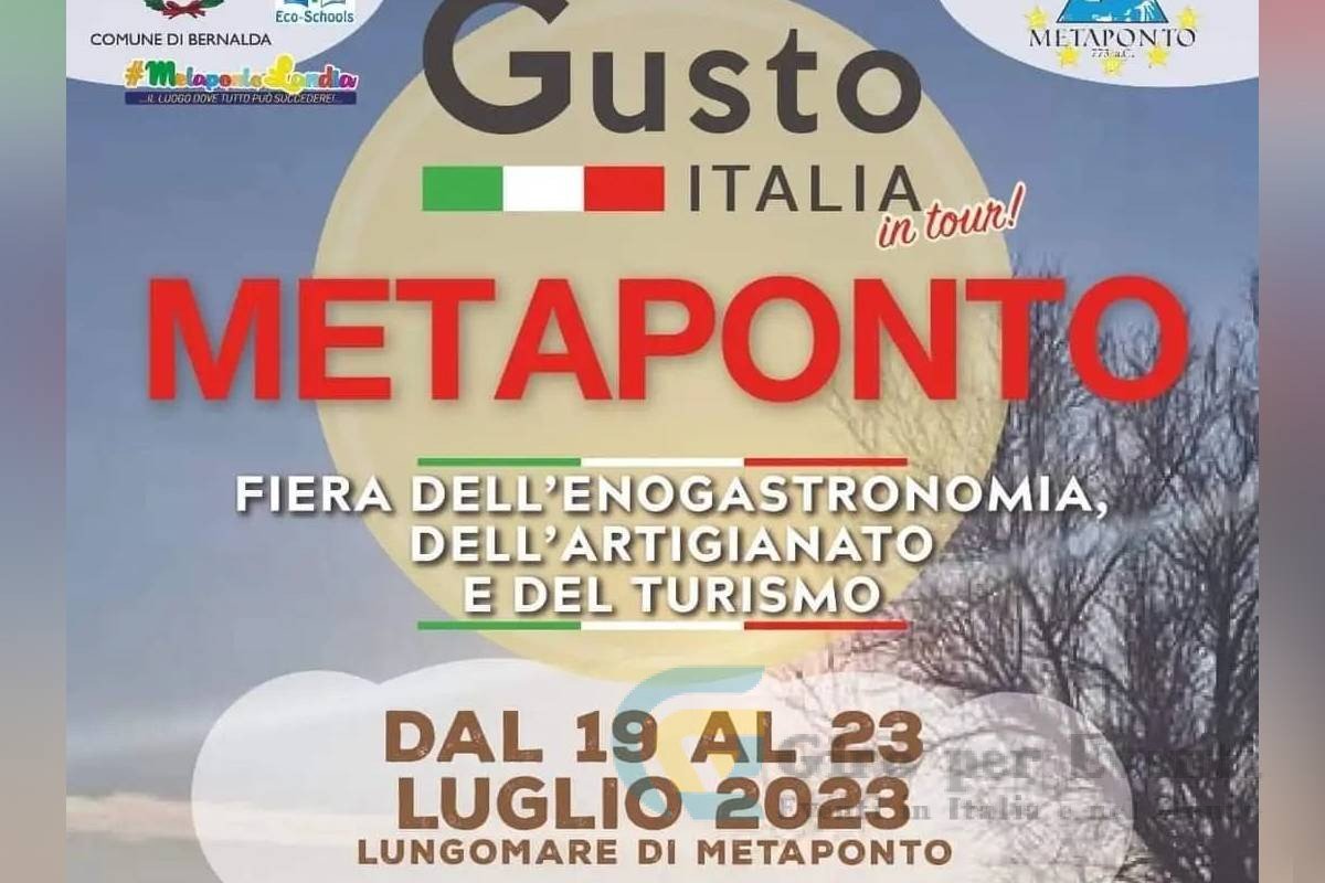 Gusto Italia in Tour a Metaponto