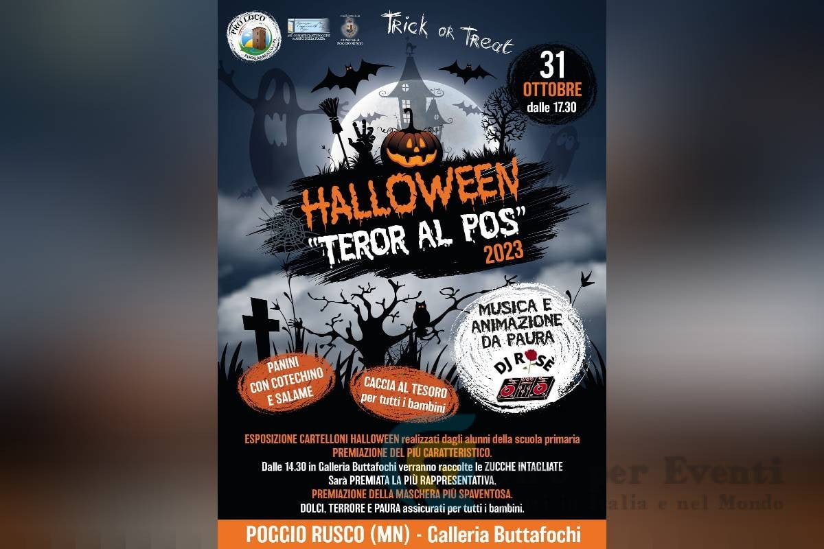 Halloween Teror al Pos a Poggio Rusco