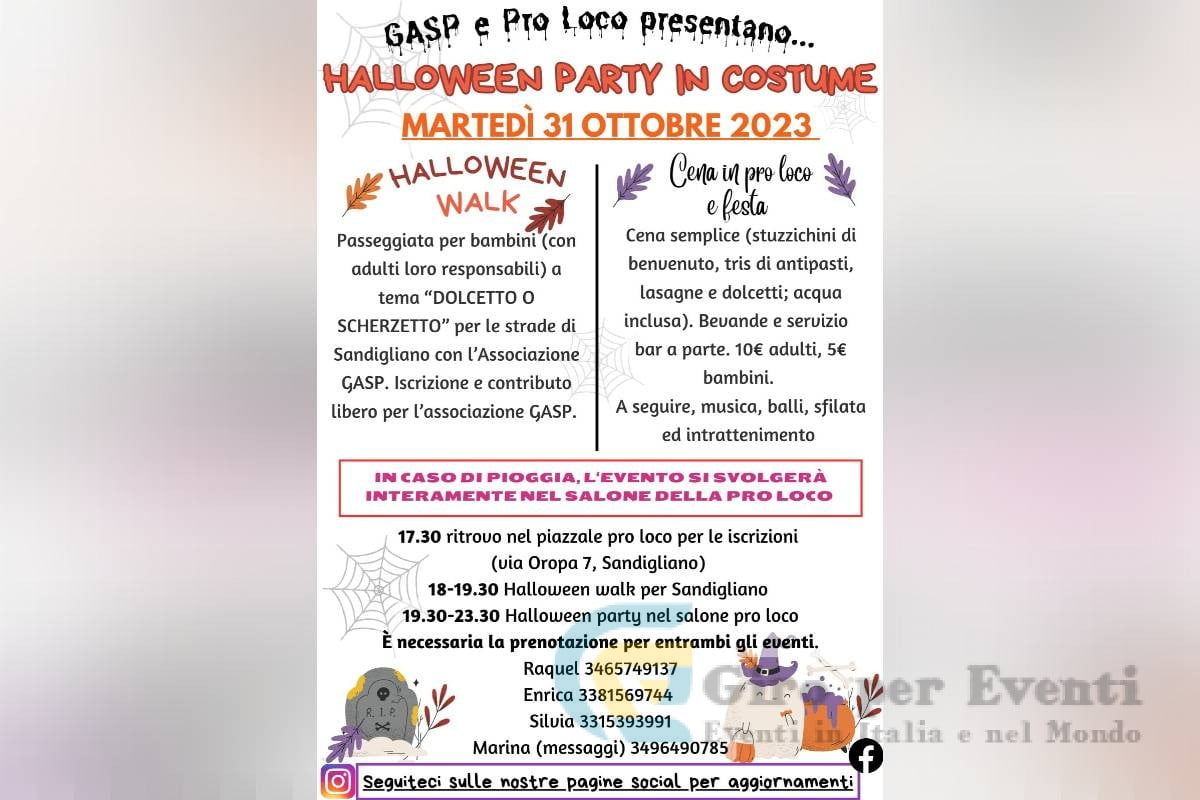 Happy Halloween a Sandigliano