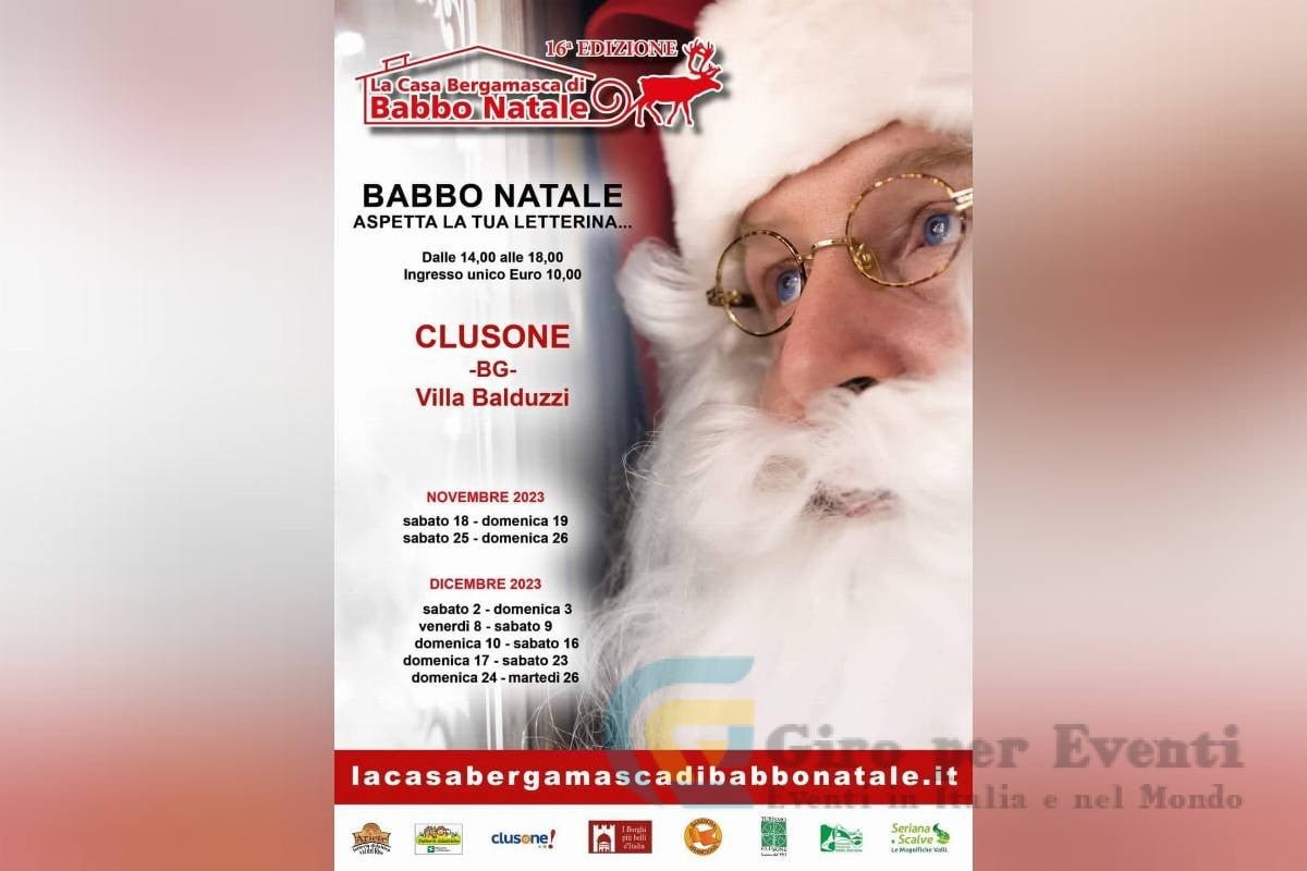 La Casa Bergamasca di Babbo Natale a Clusone