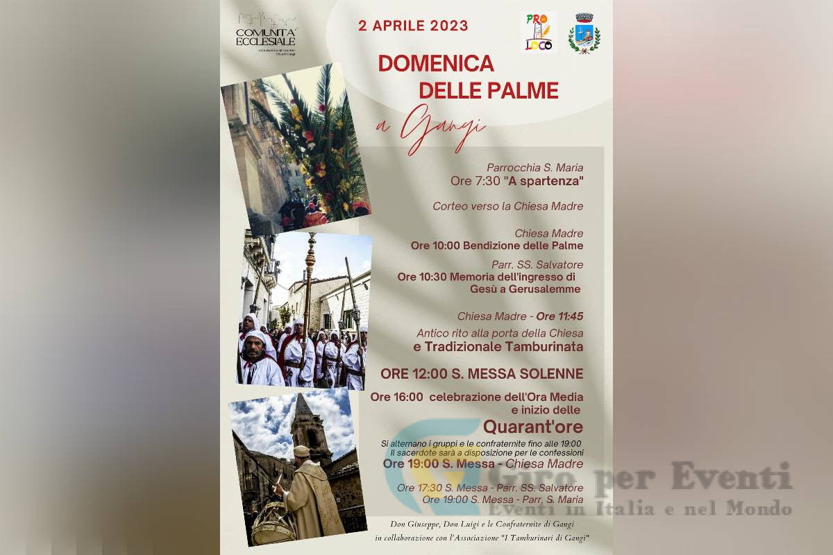 La Domenica delle Palme a Gangi