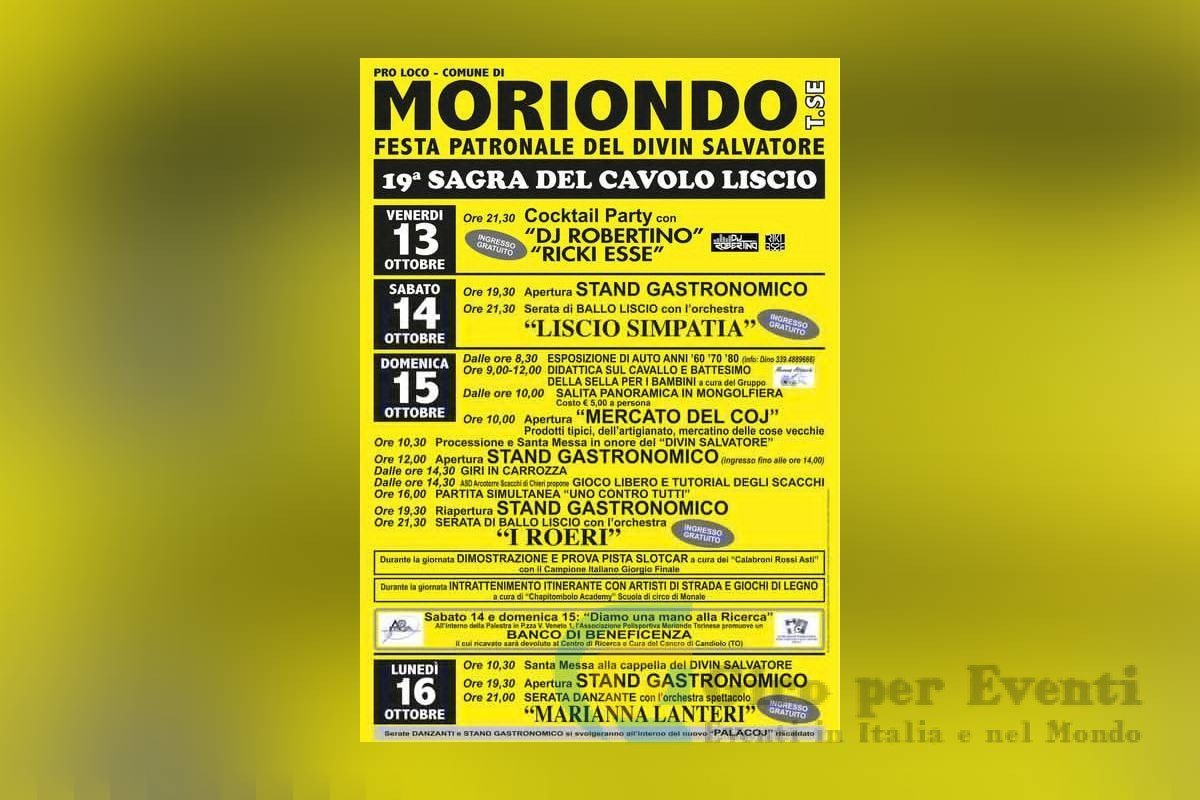 La Sagra del Cavolo Liscio a Moriondo Torinese