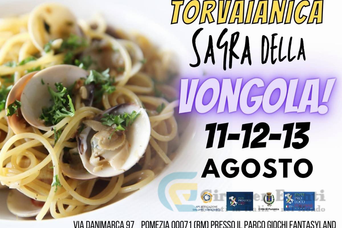 La Sagra della Vongola Lupino a Torvaianica