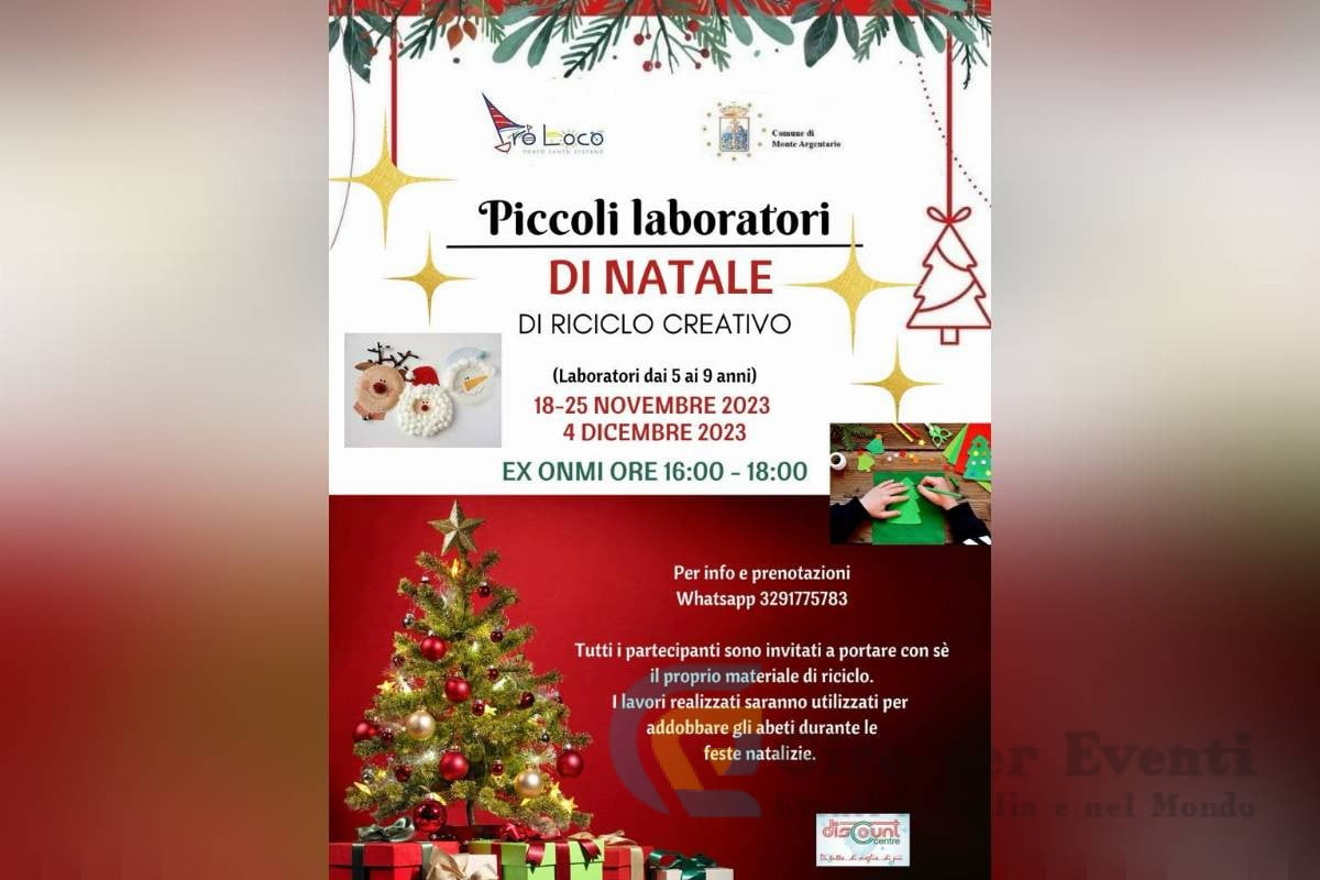 Laboratori di Natale a Monte Argentario