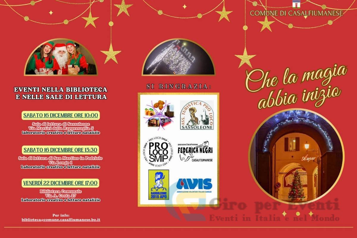 Le Vie del Natale a Casalfiumanese banner