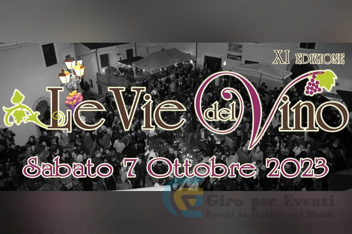 Le Vie del Vino a San Giovanni Incarico banner