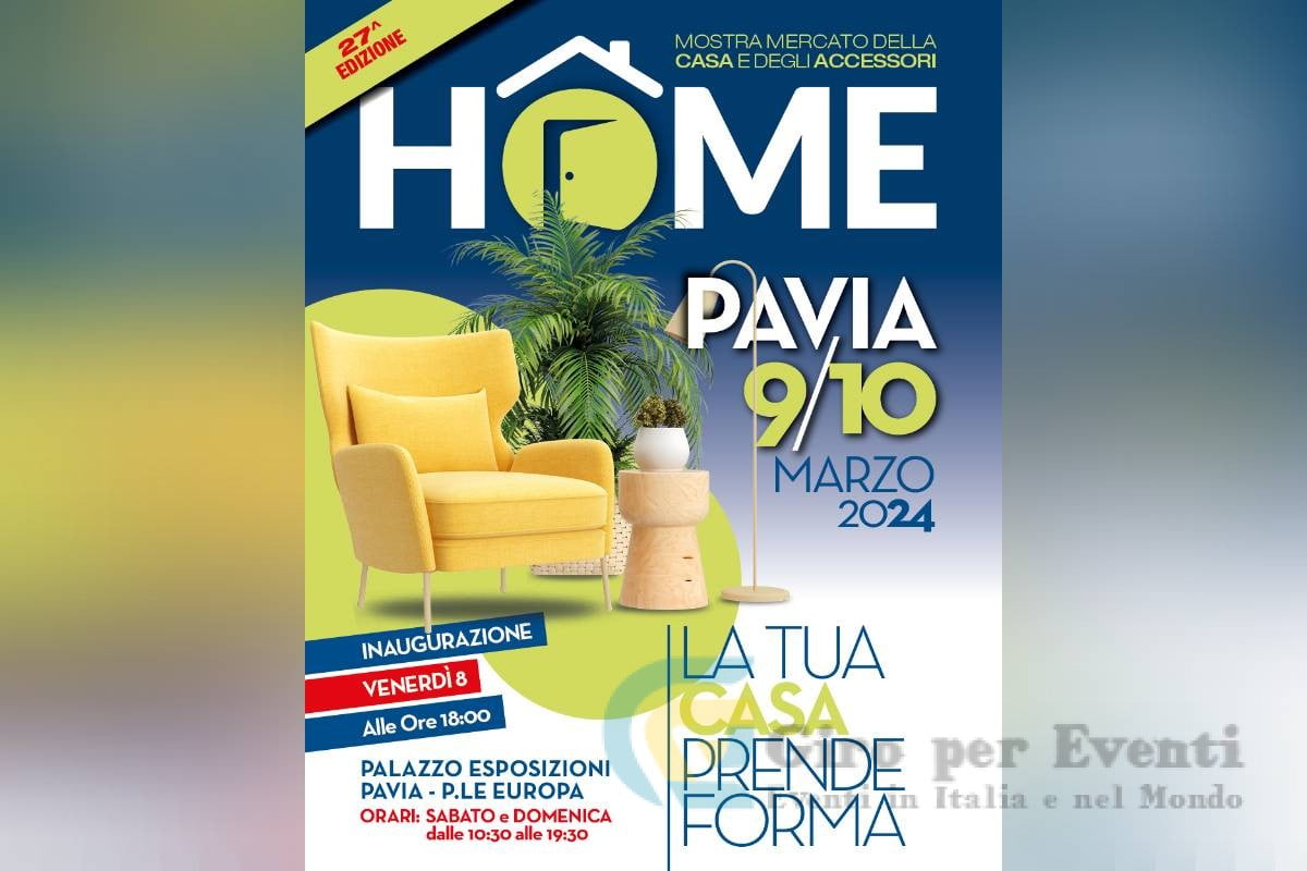 Locandina Fiera Home Pavia 2024