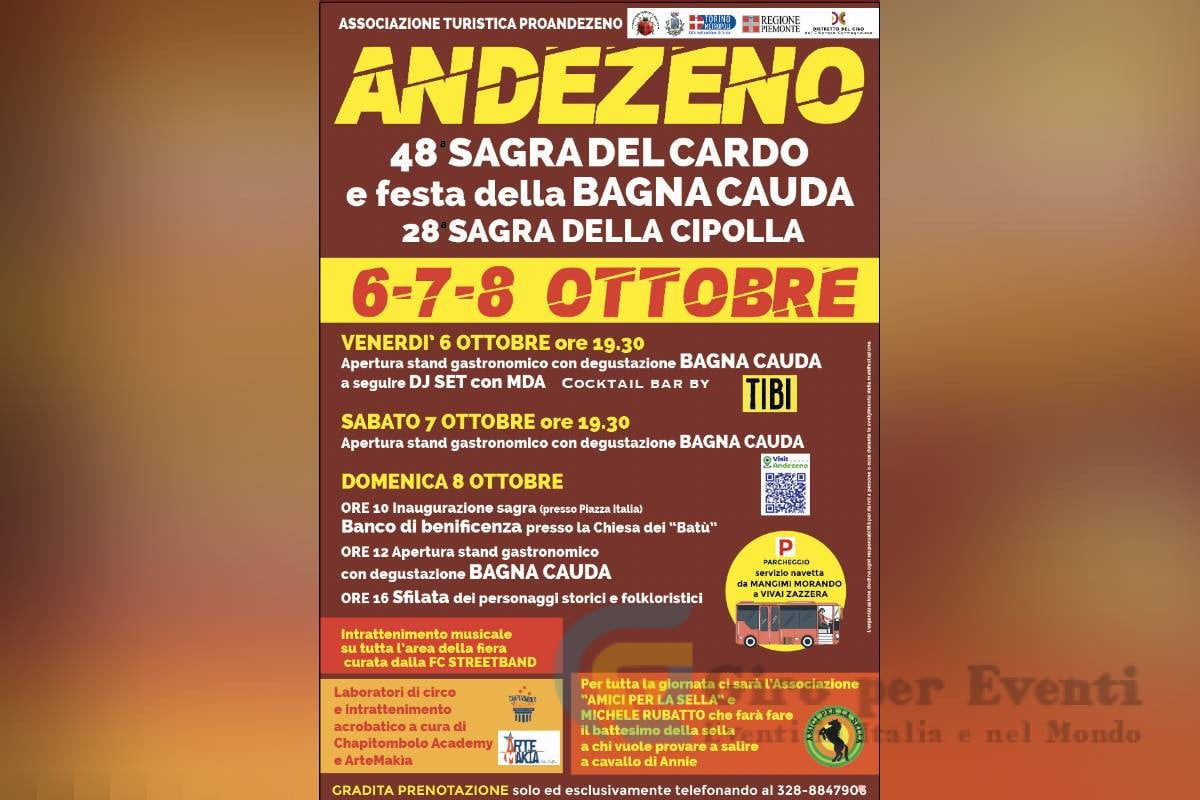 Sagra del Cardo ad Andezeno