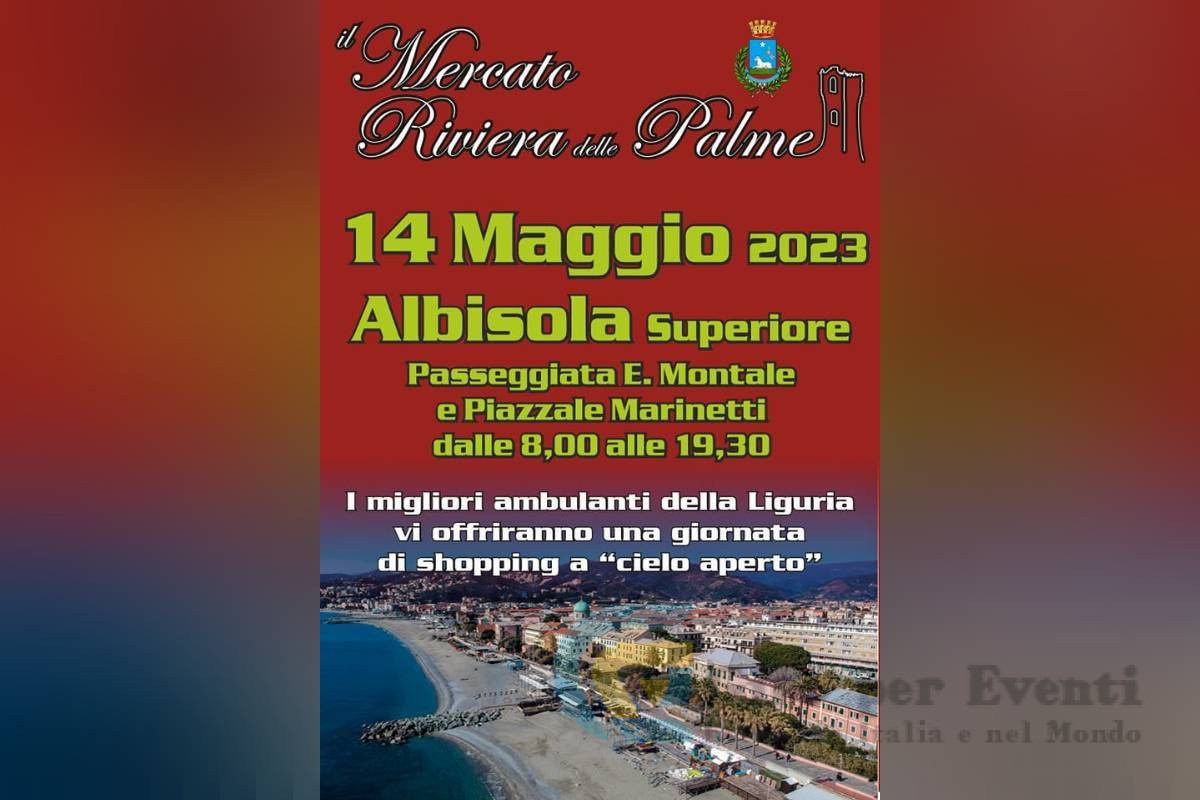 Mercato Riviera delle Palme ad Albisola Superiore