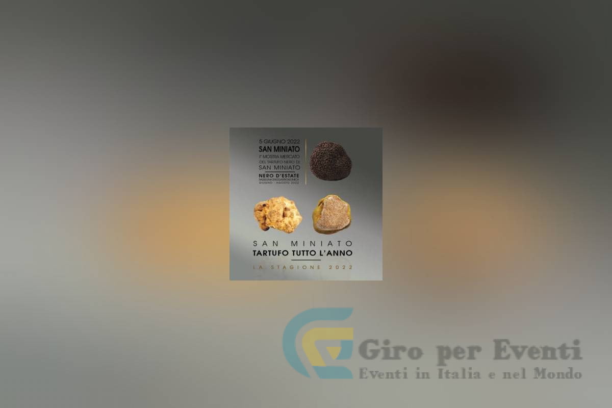 Mostra Tartufo Nero di San San Miniato