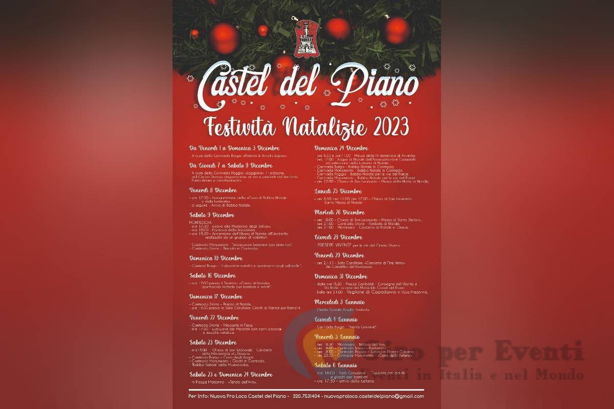Natale a Castel del Piano