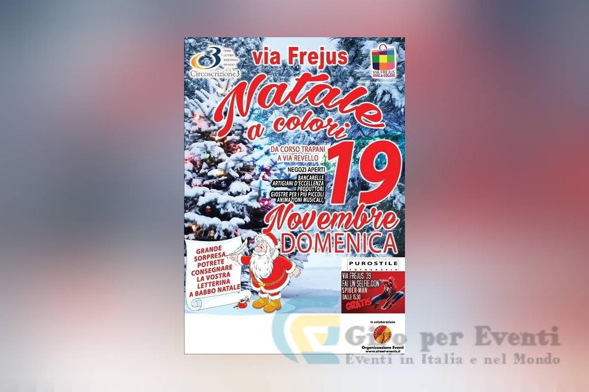 Natale a Colori in via Frejus a Torino