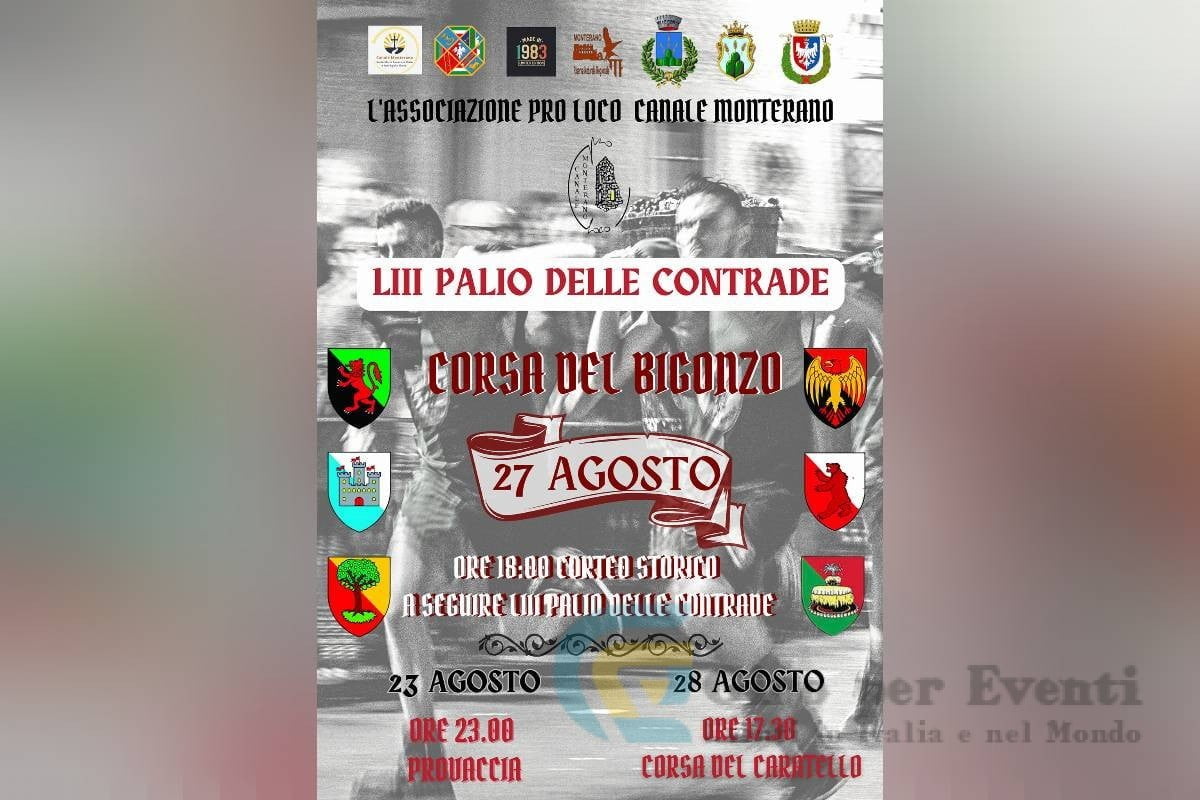 Palio delle Contrade a Canale Monterano