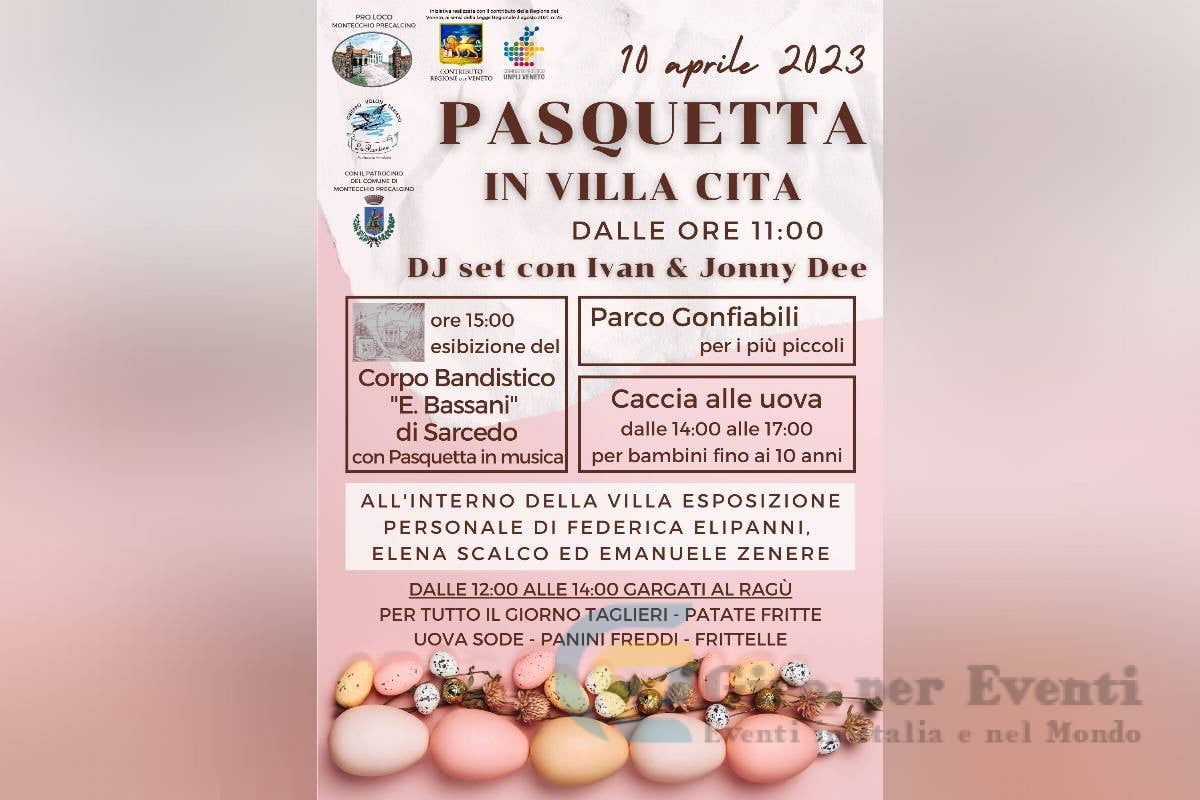 Pasquetta in Villa Cita a Montecchio Precalcino