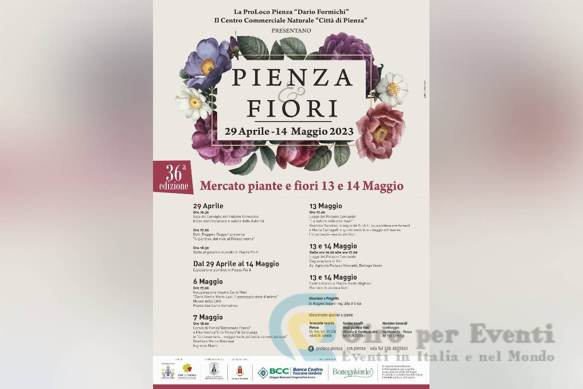 Pienza e i Fiori