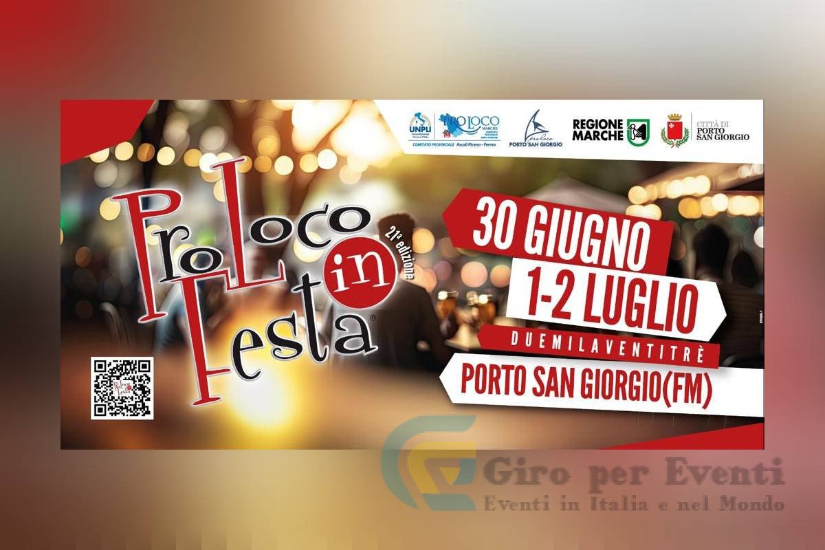 Pro Loco in Festa a Porto San Giorgio banner