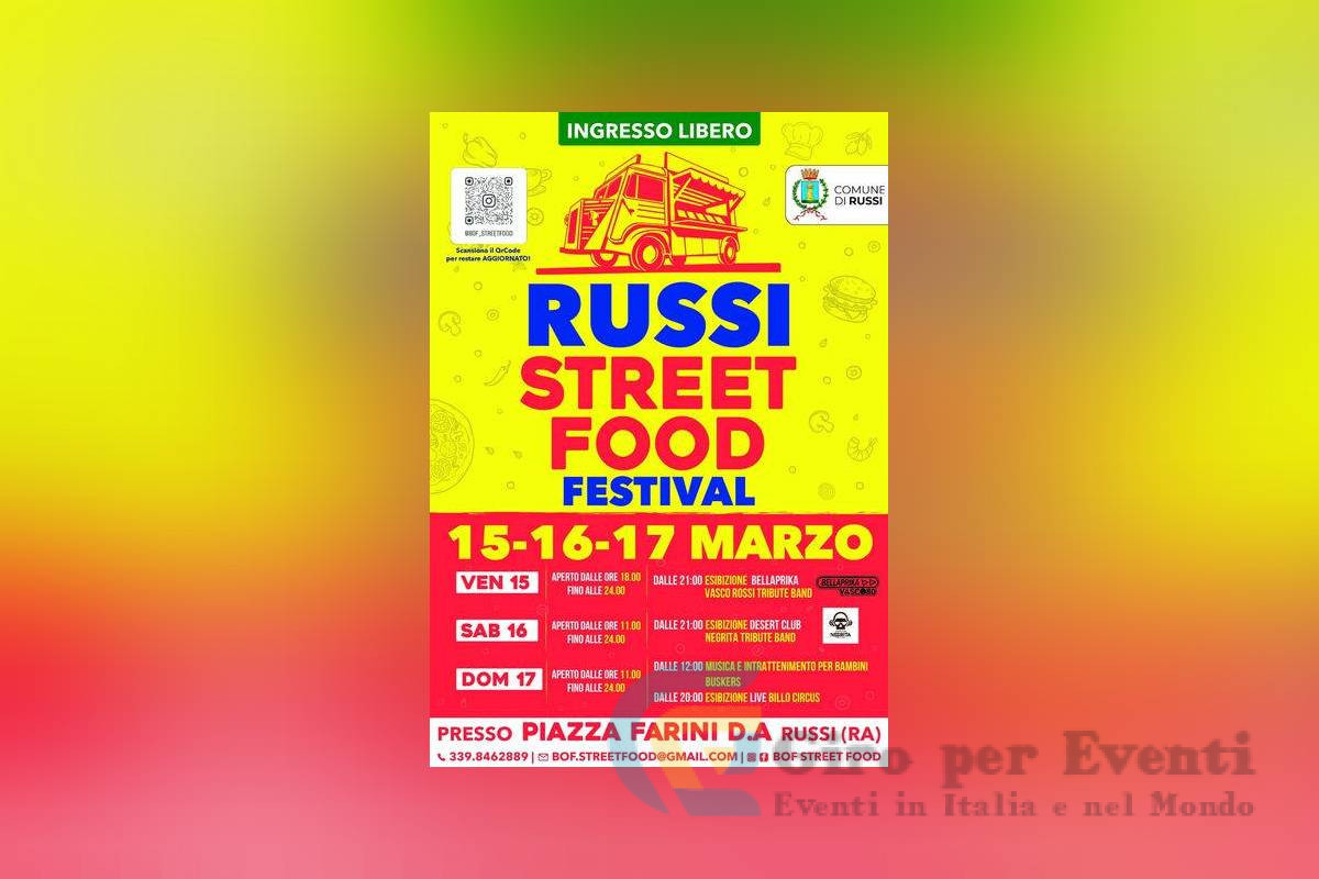 Russi Street Food Festival banner