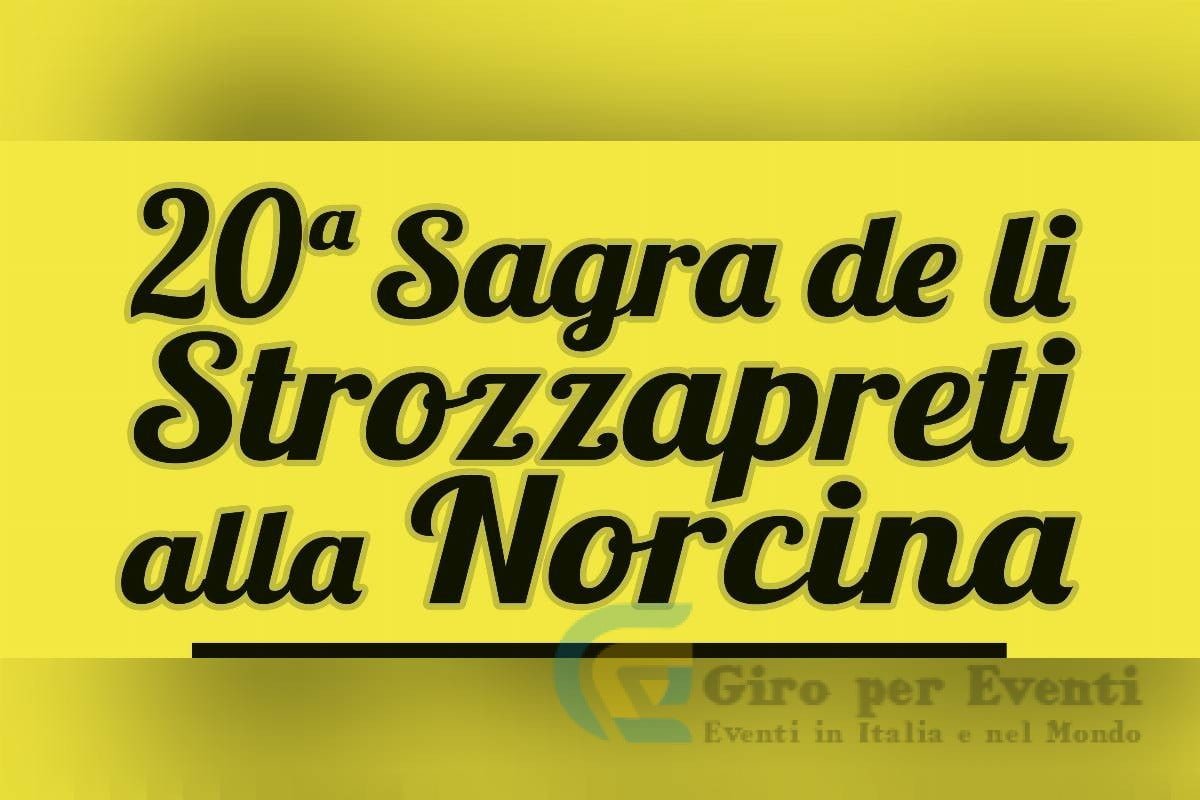 Sagra de li Strozza Preti alla Norcina a Cerretana Montefortino