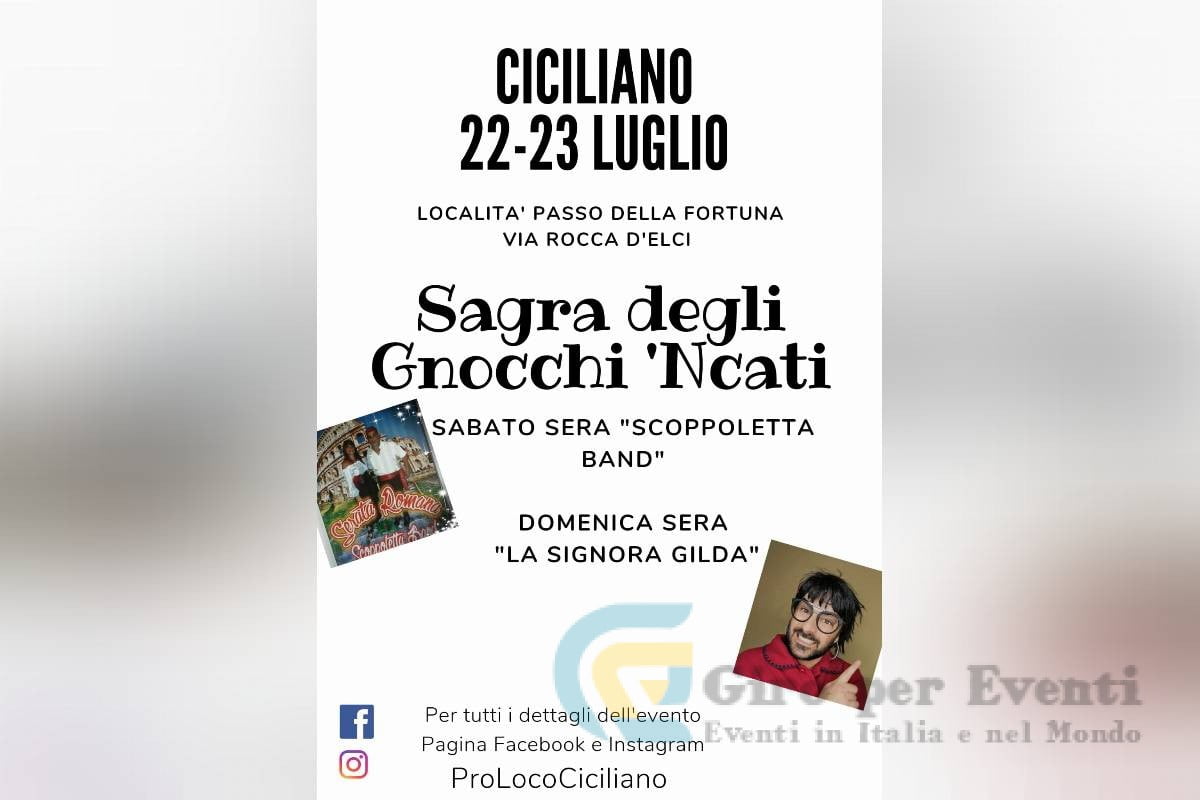 Sagra degli Gnocchi 'Ncati di Ciciliano