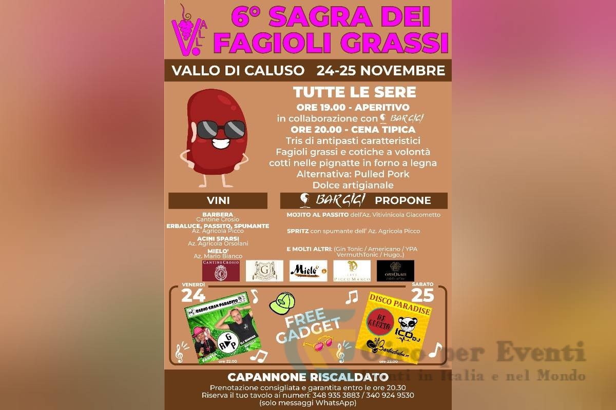 Sagra dei Fagioli Grassi a Vallo Di Caluso