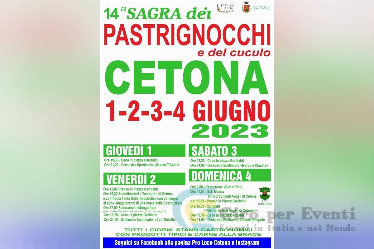 Sagra dei Pastrignocchi e del Cuculo a Cetona