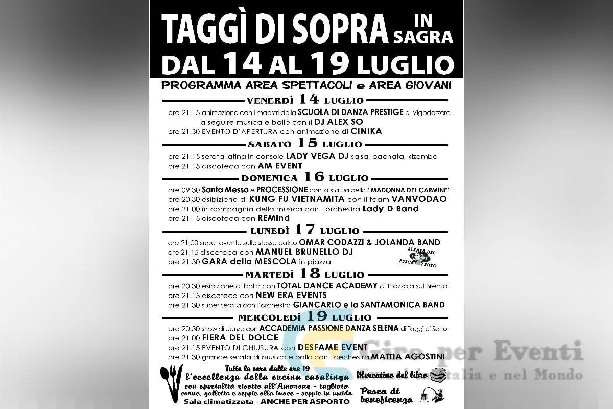 Sagra del Carmine di Taggì di Sopra