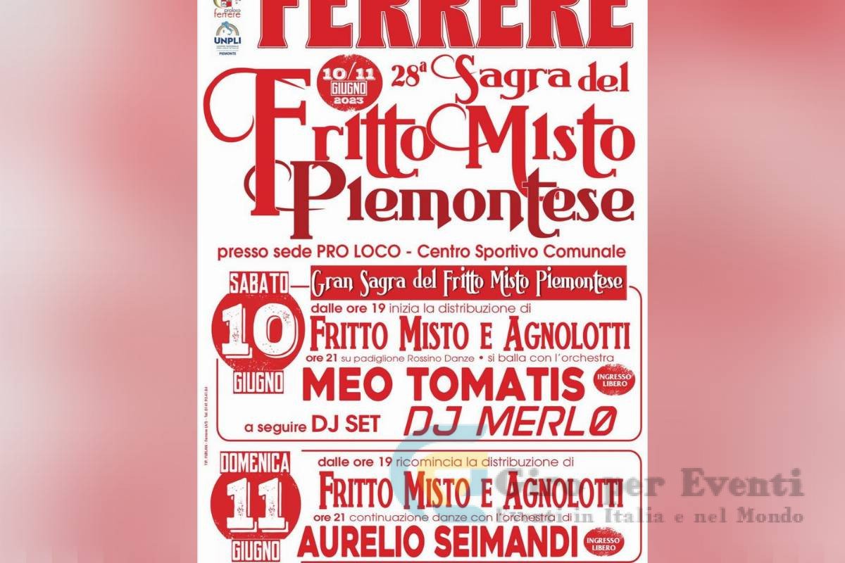 Sagra del Fritto Misto alla Piemontese a Ferrere d'Asti