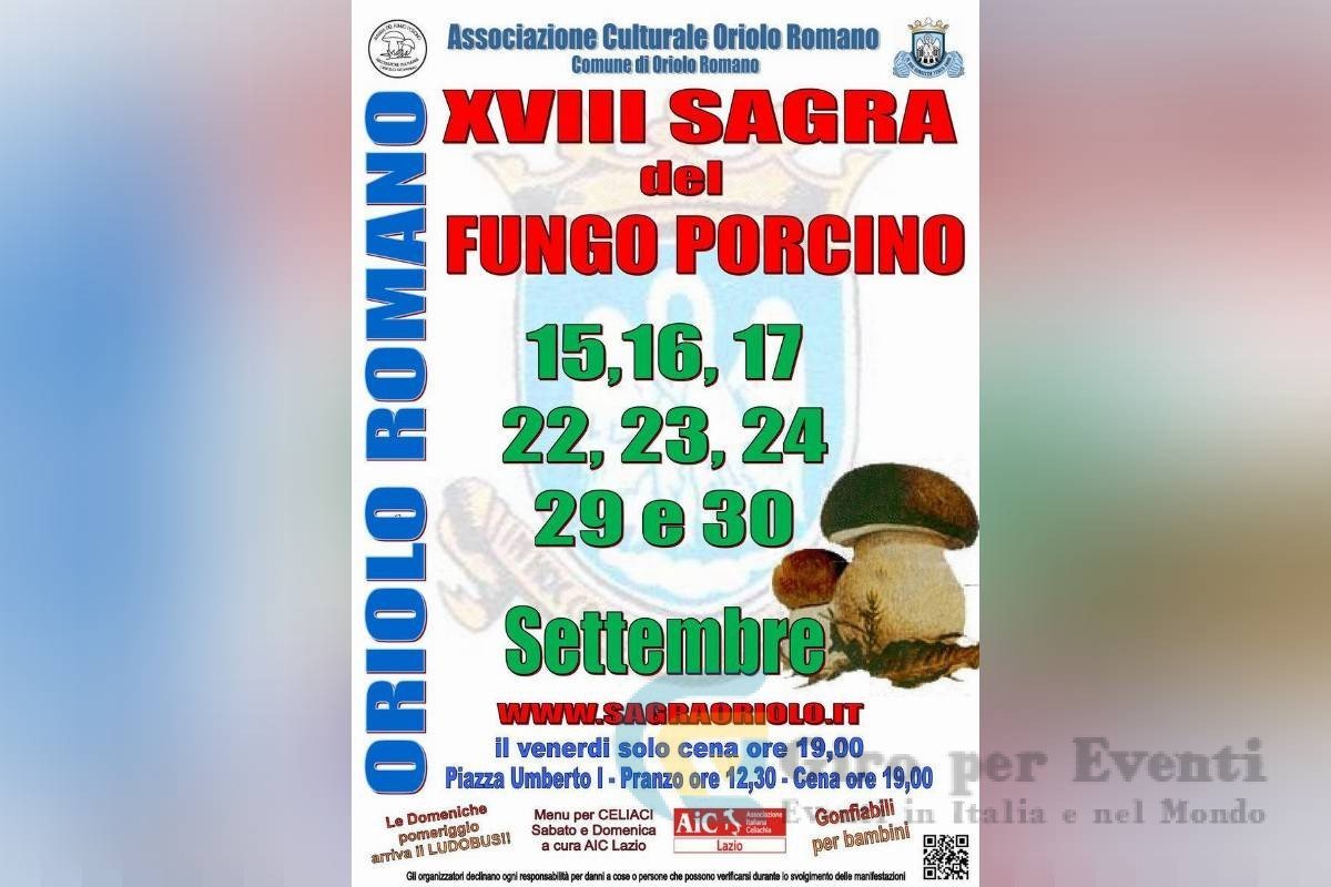 Sagra del Fungo Porcino di Oriolo Romano