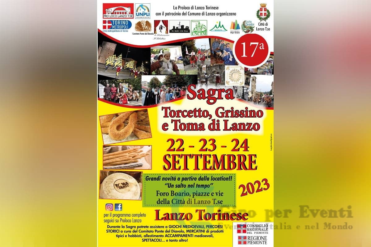 Sagra del Torcetto, Grissino e Toma a Lanzo Torinese