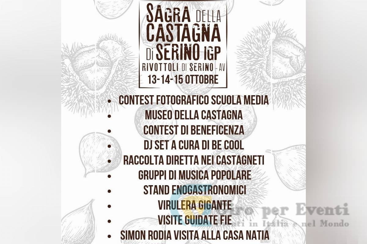 Sagra della Castagna IGP di Serino banner