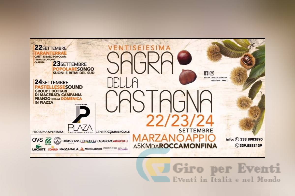 Sagra della Castagna Primitiva a Marzano Appio