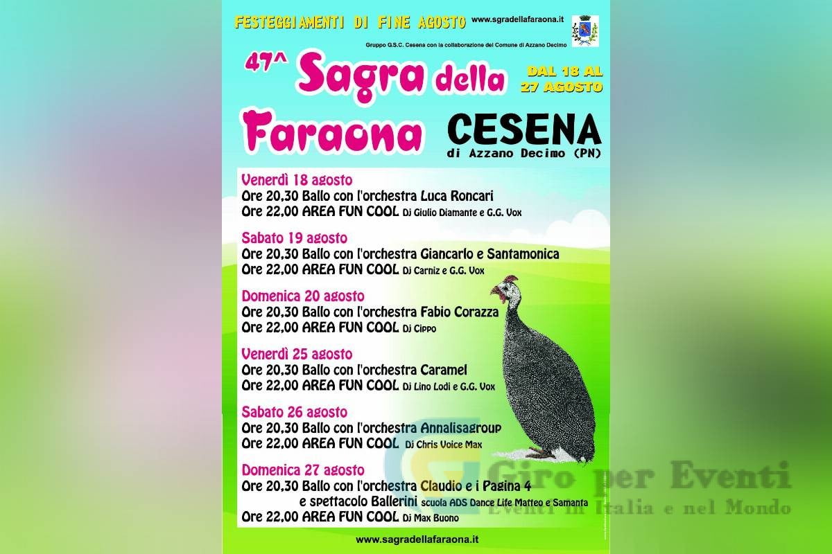 Sagra della Faraona a Cesena di Azzano Decimo