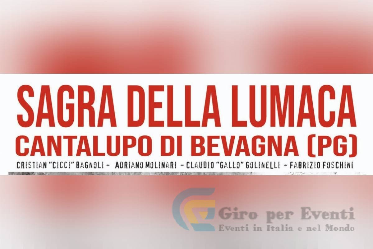 Sagra della Lumaca a Cantalupo di Bevagna