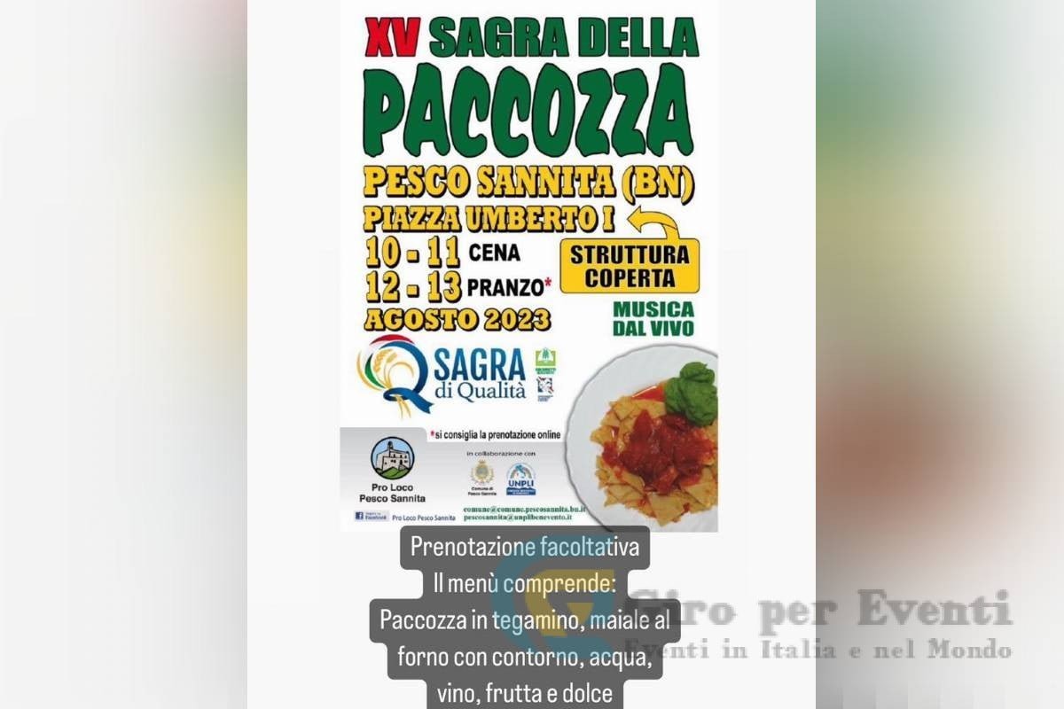 Sagra della Paccozza a Pesco Sannita