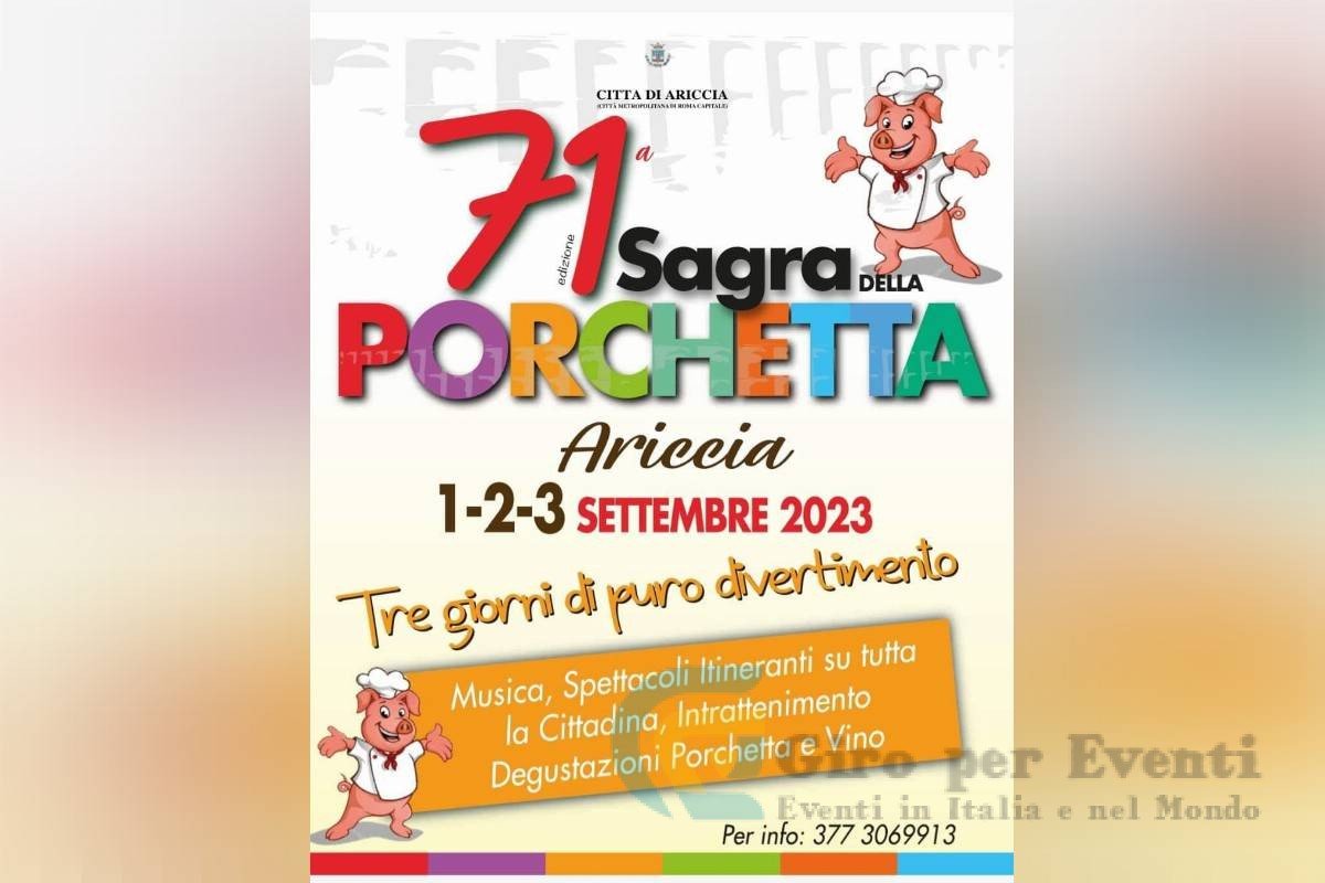 Sagra della Porchetta ad Ariccia