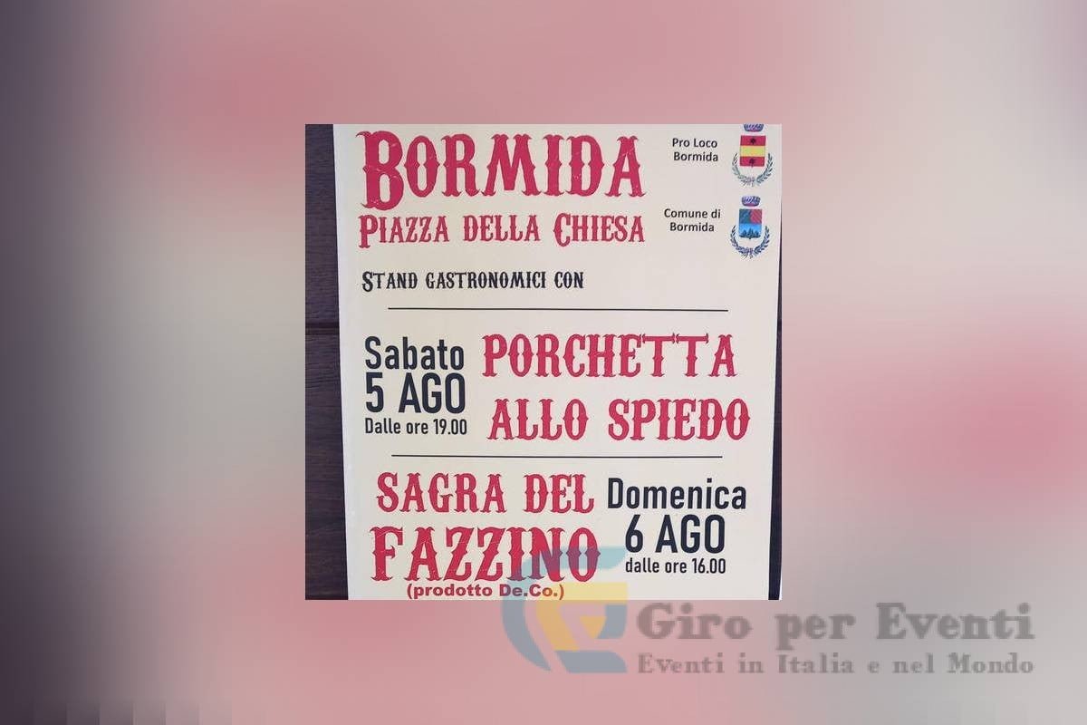 Sagra della Porchetta e Fazzino di Bormida