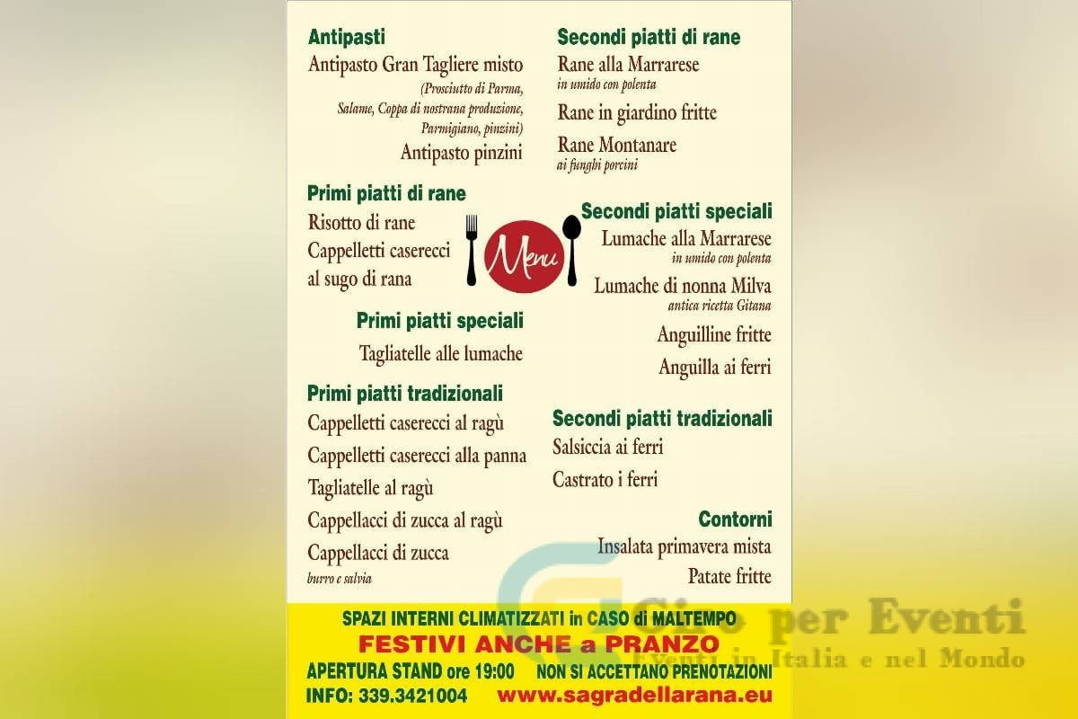 Sagra della Rana, della Lumaca e dell'Anguilla Portomaggiore