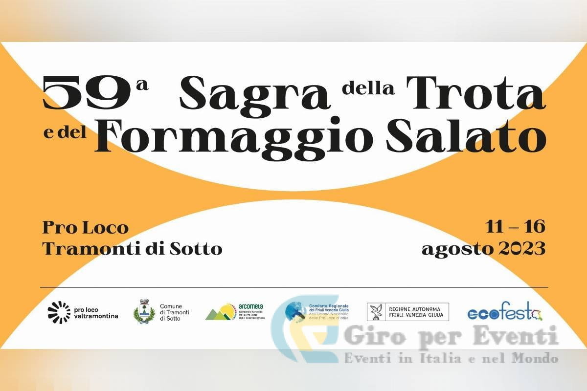 Sagra della Trota e del Formaggio Salato Tramonti di Sopra