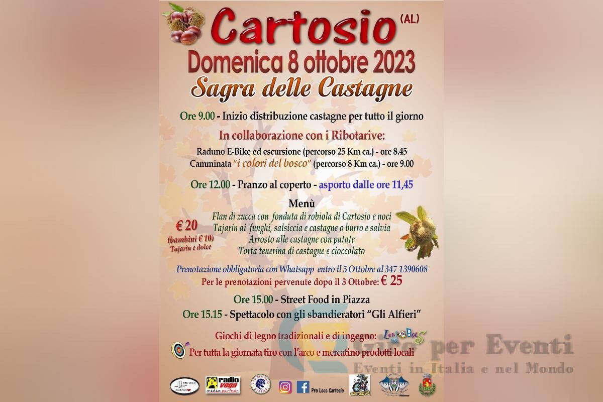 Sagra delle Castagne a Cartosio