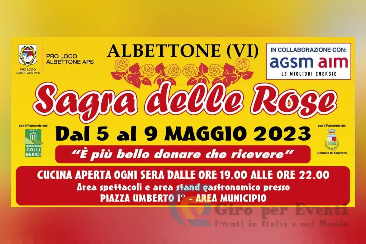 Sagra delle Rose di Albettone banner