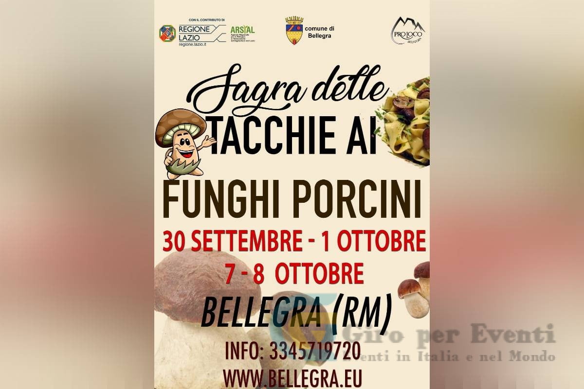 Sagra delle Tacchie ai Funghi Porcini Bellagra