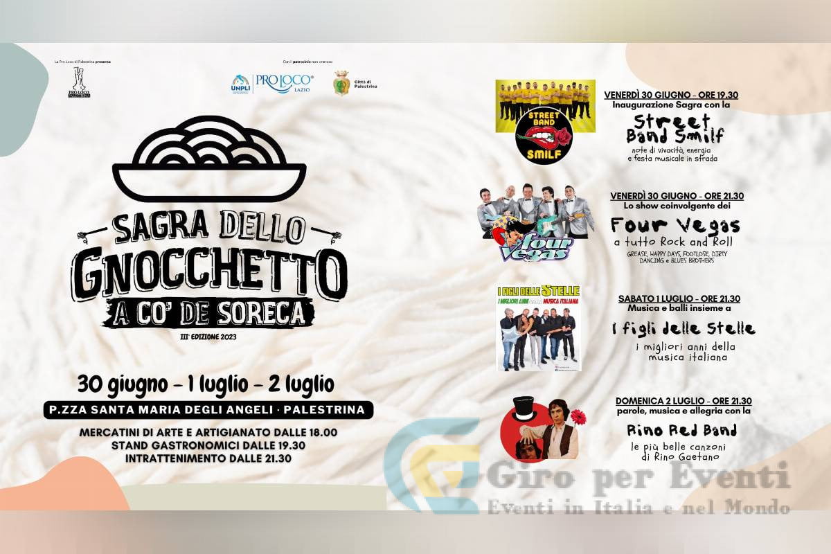 Sagra dello Gnocchetto a Co’ de Soreca Palestrina