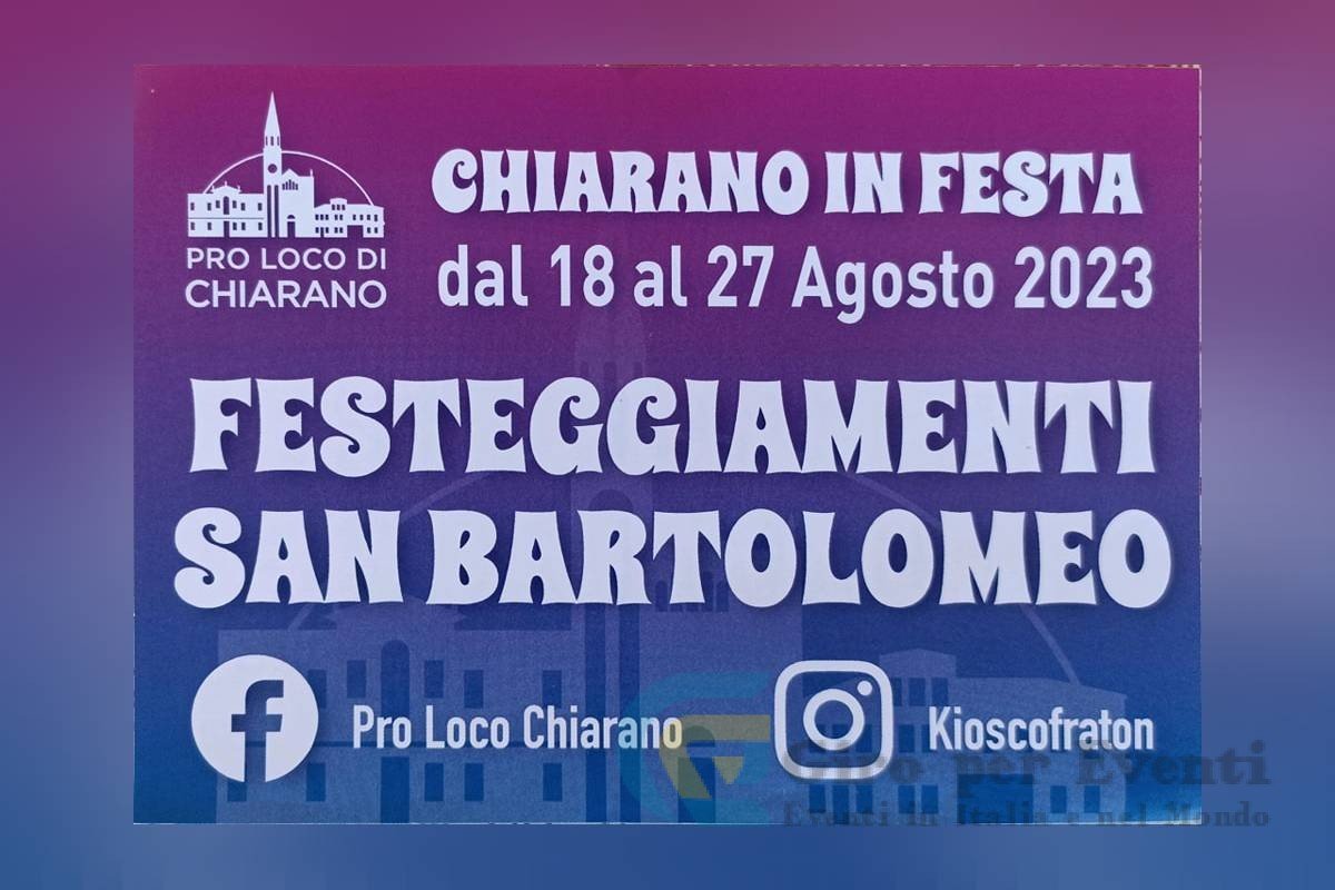 Sagra di San Bartlomeo a Chiarano