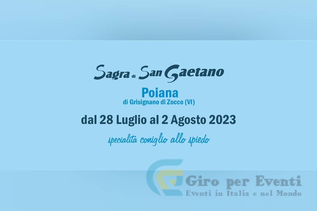 Sagra di San Gaetano a Poiana di Granfion banner